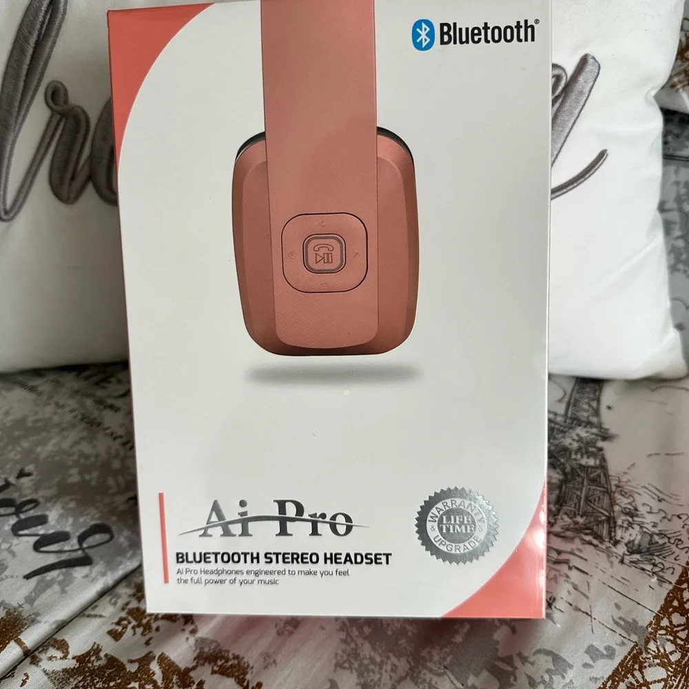 Bluetooth Stereo Headset - Rose Gold